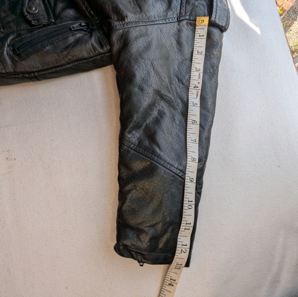 Harley Davidson Youth Jacket PU Size 4 Black Biker M-2 - Picture 8 of 16